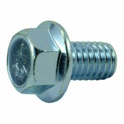 MIDWEST FASTENER Grade 5, 3/8"-16 Flange Bolt, Zinc Plated Steel, 5/8 in L, 10 PK 34802